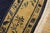 Navy Blue Gorgeous Navy Background Color and Beige Border With Floral-Medallion Design Antique Chinese Peking Rug For Sale - Image 8 of 9
