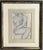 Gray Early 20th Century French Academic Studio Abstract Figurative Drawing of a Nude Torso For Sale - Image 8 of 8