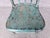 4 Antique Vintage Chair Wood Chippy Shabby Crackled Green Farmhouse Rustic For Sale - Image 6 of 7