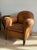 Antique Pair French Leather Chairs For Sale - Image 12 of 17
