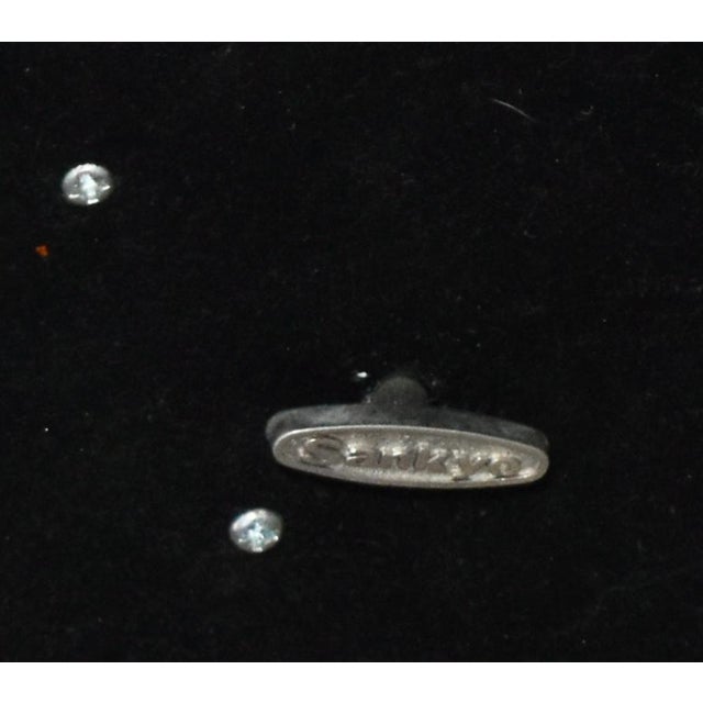 Vintage Mahogany Musical Jewelry Box /Velvet Interior For Sale - Image 11 of 12