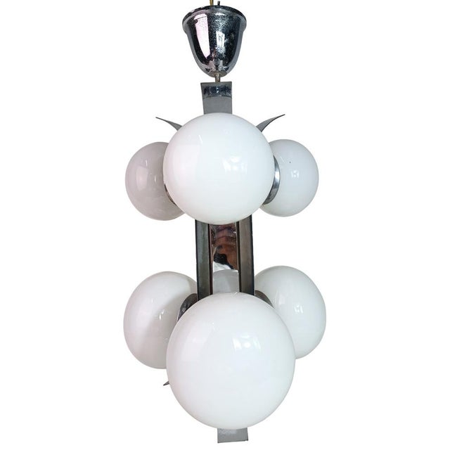 Sputnik Ceiling Lamp, 1960s For Sale - Image 6 of 7
