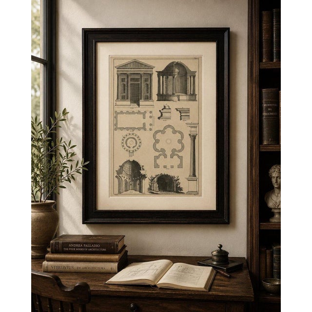 Black Montfaucon, Architecture Engraving, 1721, Paper For Sale - Image 8 of 9