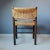 Mid-Century Modern Wooden Chair with Rush Seat and Backrest, 1970s For Sale - Image 3 of 6