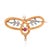 Vintage 1.20 Inch Brooch Diamond 0.30 Carat Platinum Gold Pearl Ruby For Sale In New York - Image 6 of 7