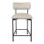 Pottery Barn Maison Leather Bar Stool For Sale