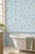 Not Yet Made - Made To Order Butterfly Grove Grasscloth Wallpaper by House Party | Wisteria Blue | 8 Yards For Sale - Image 5 of 12