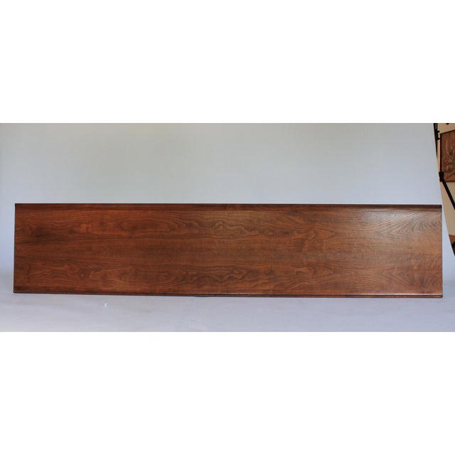 Drexel Declaration Kipp Stewart for Drexel Declaration Mid Century Walnut Long Coffee Table For Sale - Image 4 of 10