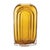 Elevate your decor with this stunning 9.75" amber glass vase, designed in a sleek mid-century modern style. With its warm...