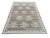 Handmade Cotton Natural Vegetable Dyed, Beige & White Flower / Leaf Patterned Rug/Dhurrie -12'x15' For Sale - Image 9 of 11
