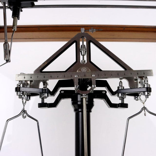 Analogue Scale in Teca by Galileo Sartorius, Milan For Sale - Image 5 of 13