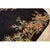 Black 1920s Black Open Field Antique Artistic Art Deco Bamboo Design Chinese Oval Rug For Sale - Image 8 of 10