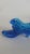 This beautiful figurine is a Vintage Fenton Art Glass Hobnail Cat Head Slipper in the lovely Colonial Blue color. The...