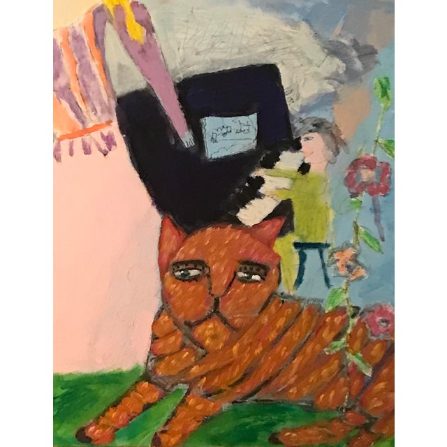 “The Magical Recital”, Original Unframed Acrylic Painting on 24” X 36” Canvas, Whimsical, Colorful and Charming For Sale In Salt Lake City - Image 6 of 8