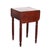 Sheraton Mahogany 2 Drawer Drop Leaf Stand With Rope Twist Carved Legs C1830 For Sale - Image 14 of 16