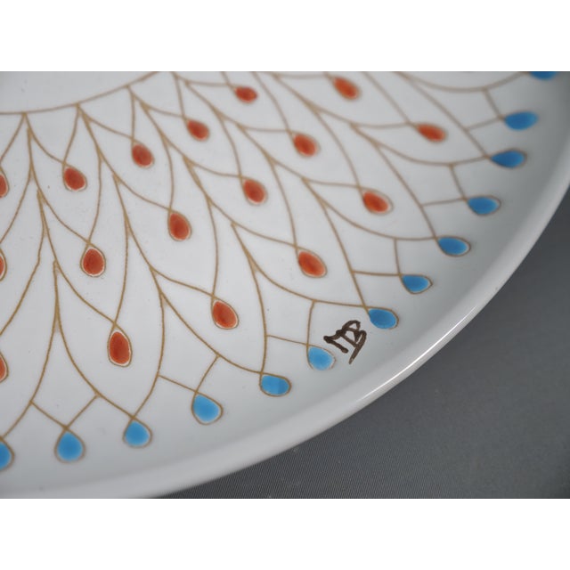 Art Ceramic Plate by Mario De Biase for Cerasarda, 1970s For Sale - Image 6 of 11