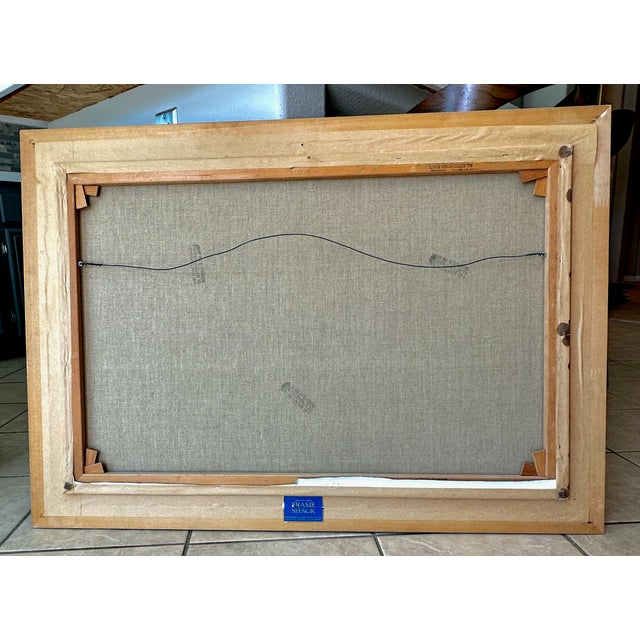Bennett Bradbury (1914–1991) Mid-Century Oil Painting "Rough Sea From Maui" For Sale - Image 14 of 15