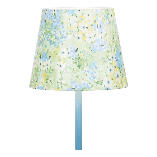 Poldina Metal Graphic Shade - Green Floral For Sale