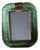 Olive Green Murano Glass Photo Frame, 2000s For Sale