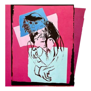 1986 Andy Warhol Douc Langur-1 Vanishing Animals