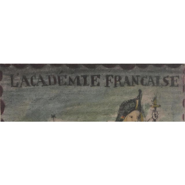Tsuguharu Foujita, L’Académie Française, Lithograph For Sale - Image 5 of 9