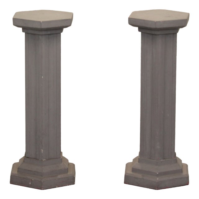 Column Display Pedestal Stand, 1990s, Set of 2 For Sale