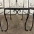 Metal Set of 4 Salterini Iron Patio Dining Chair Art Deco, Attributed For Sale - Image 7 of 12