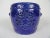19th century blue decorative small garden, 11". Glazed finish.