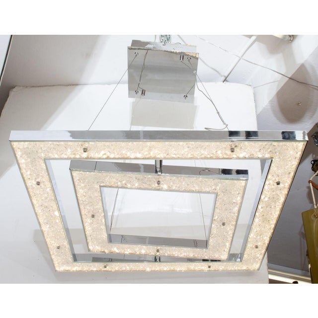 Modern Minimalist "Crushed Ice" Pendant Lamp For Sale - Image 9 of 9