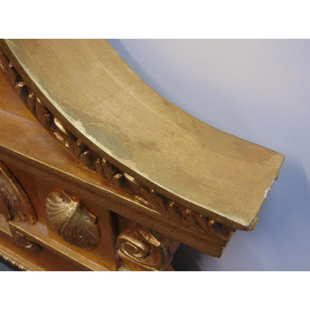 Late 20th Century Friedman Brothers Georgian Style Gold Gilt Mirror For Sale - Image 5 of 7