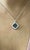1.27 Carat Black Diamond White Diamond 14 Karat White Gold Chain Necklace For Sale - Image 4 of 5