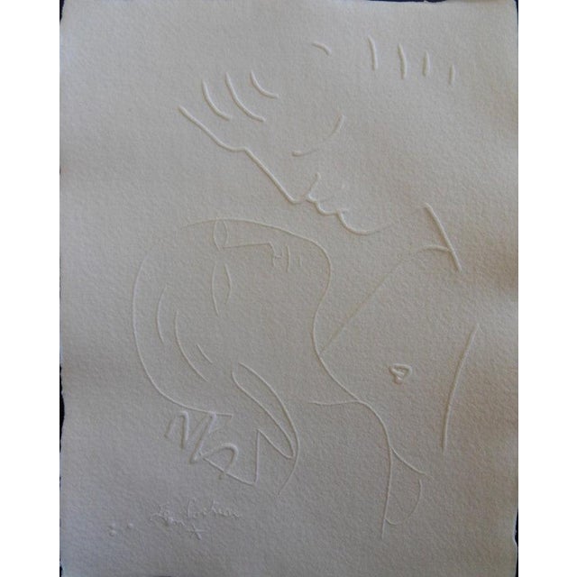 Jean Cocteau, Couple amoureux, Etching For Sale - Image 4 of 4