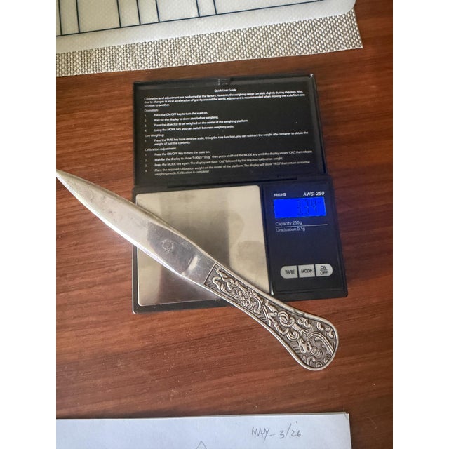 William Spratling Silver Letter Opener Mid-Century Mexican Modernism For Sale - Image 18 of 18