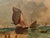 Dutch School Artist, Fishing Boats on the Beach, Oil on Wood Panel, Framed For Sale - Image 6 of 6