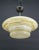 1930s Modern Art Deco Pendant Light in Acid-Etched Glass, 1930 For Sale - Image 5 of 10