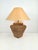 1970s Large Hand Woven Wicker Rattan Table Lamp, France, 1970s For Sale - Image 5 of 8