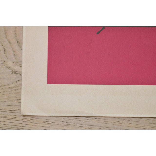 Valerio Adami “Moments Musicaux” Hand-Signed Original Lithograph, Fondation Maeght, 1976 For Sale - Image 6 of 15