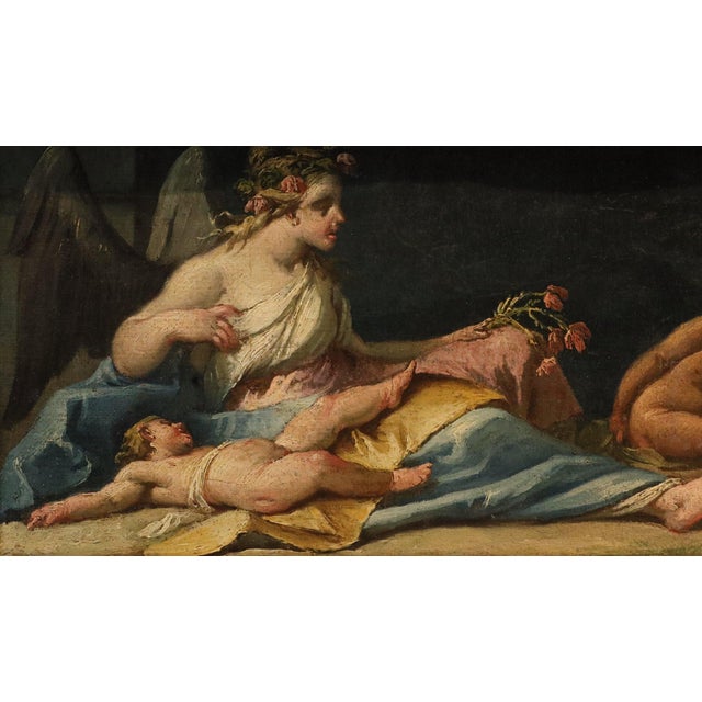 Mid 18th Century Gaspare Diziani, Allegory of the Night, 1740, Oil on Canvas For Sale - Image 5 of 12