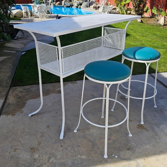 1970s 1970s Mid Century Patio Bar Set For Sale - Image 5 of 17