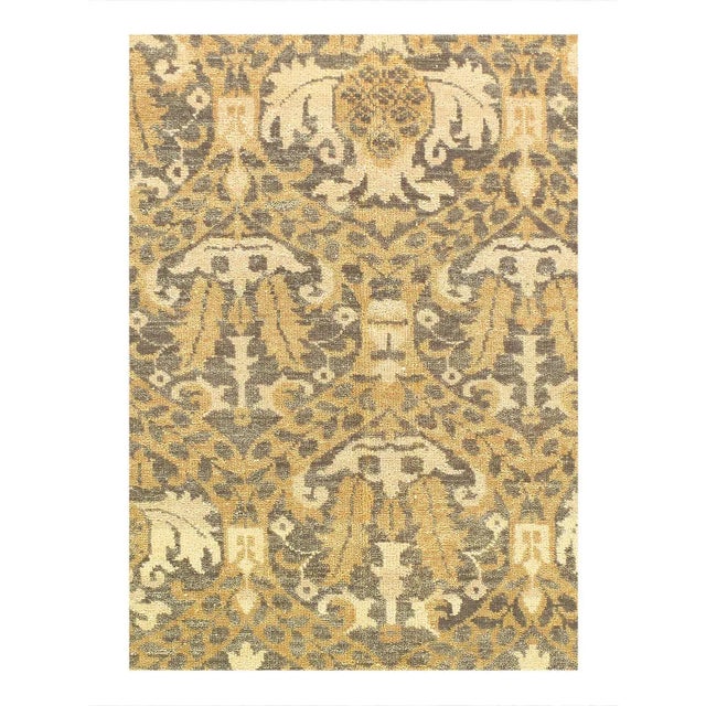 Modern Pasargad Modern Ikat Rug For Sale - Image 3 of 5