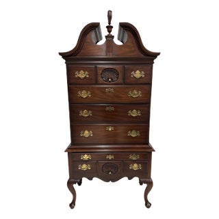 Henkel Harris Mahogany Philadelphia Highboy For Sale