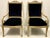 Mid 20th Century Carved French Bergere Chairs - A Pair For Sale - Image 9 of 11