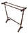 Antique Italian Walnut Towel Rack Rail with Carved Legs, 1890s For Sale