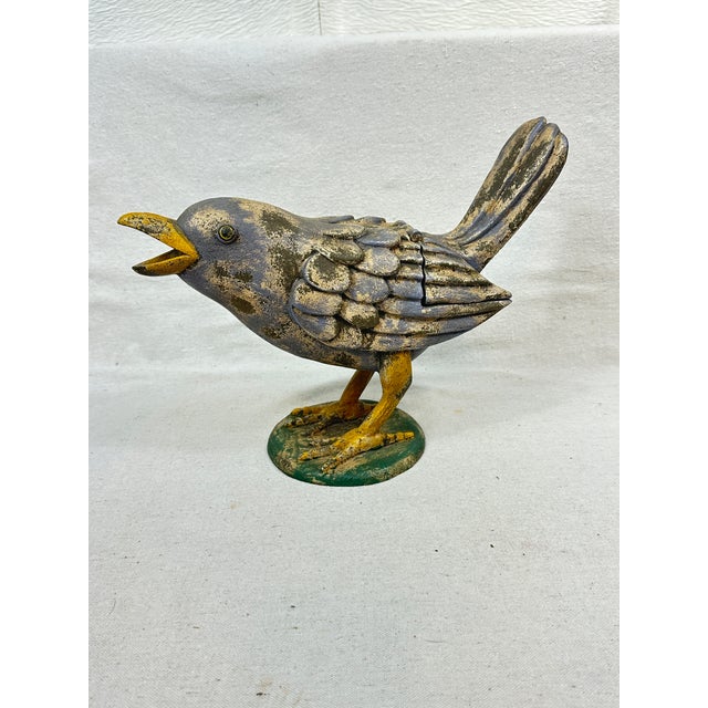 Dove Gray Vintage Christopher Blake Birdhouse For Sale - Image 8 of 12