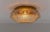 Mid-Century Modern Amber Bubble Glass Flush Mount Lamp, 1960s For Sale - Image 9 of 10