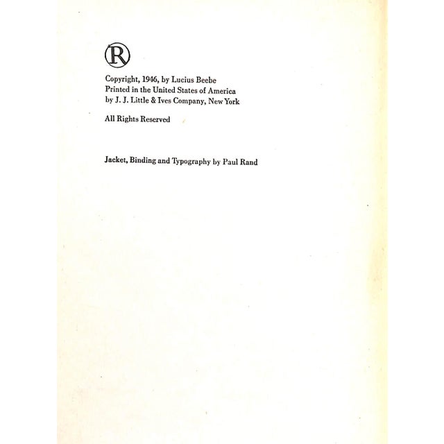 "The Stork Club Bar Book" Book 1946 Beebe, Lucius For Sale In New York - Image 6 of 12