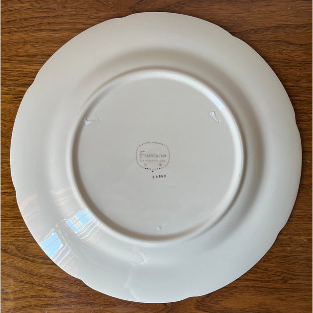 Franciscan China Vintage Franciscan Apple Dinner Plates-Made in USA-Set 6 For Sale - Image 4 of 9