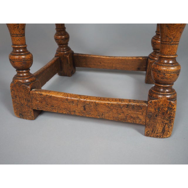 Antique 17th Century English Joint Stool For Sale - Image 16 of 18
