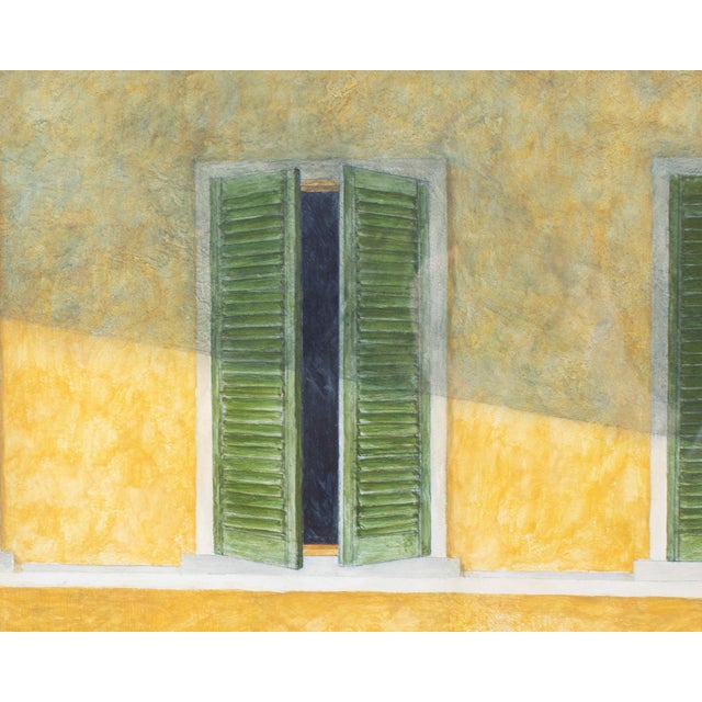 Casein Painting of Windows by Gerald G. Boyce For Sale In Indianapolis - Image 6 of 7