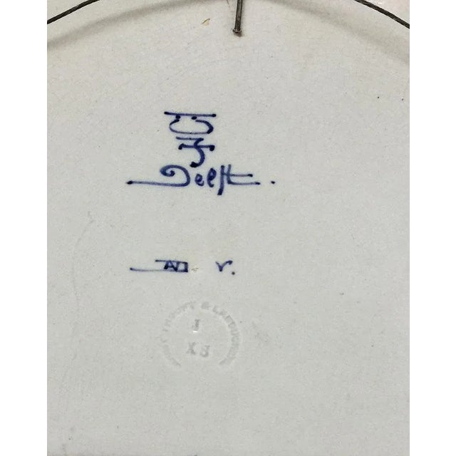 Dutch Delft Bottle Oostpoort Tile After L. Senf from Porceleyne Fles, 1900 For Sale - Image 3 of 8